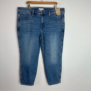 Madewell Womens Stovepipe Jeans Vintage Medium Light Wash Stretch